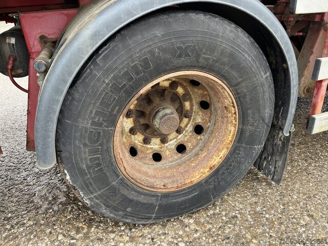 Flatbed Nooteboom OVB-90-05 / 5 axle 12 Ton Hydraulic / BPW Drum ...