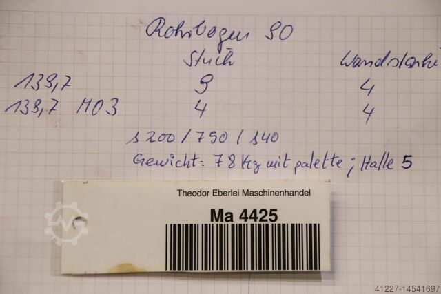 Pijpbocht 90° 13 stuks unbekannt Ø 139,7 x 4 mm