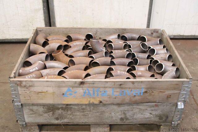 Rørbøjning 90° Ø 70 -114 mm 168 stk. unbekannt 39 verschiedene Ausführungen