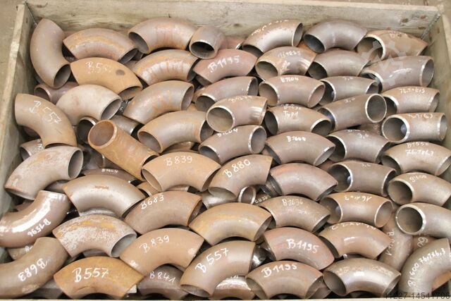 Rørbøjning 90° Ø 70 -114 mm 168 stk. unbekannt 39 verschiedene Ausführungen