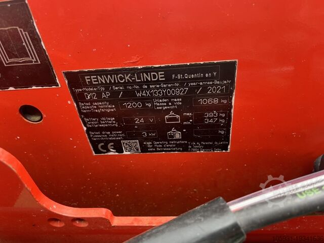 Álló targonca Linde D12AP