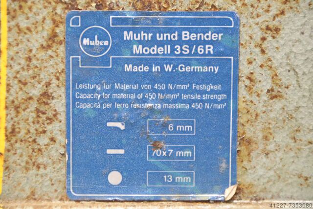 Håndhebel sakse Mubea 3S / 6 R