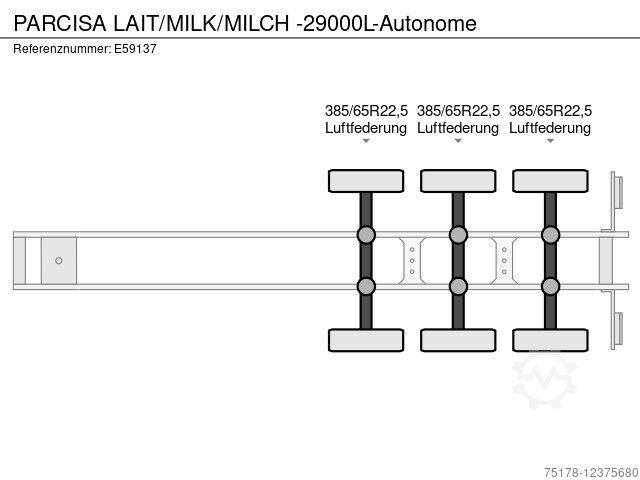 Other PARCISA LAIT/MILK/MILCH 29000L Autonome
