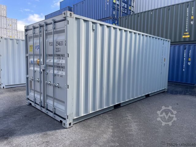Andre 20 Fuß DV Seecontainer one way / RAL7035