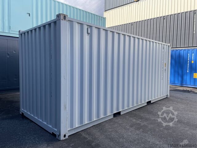 Andre 20 Fuß DV Seecontainer one way / RAL7035
