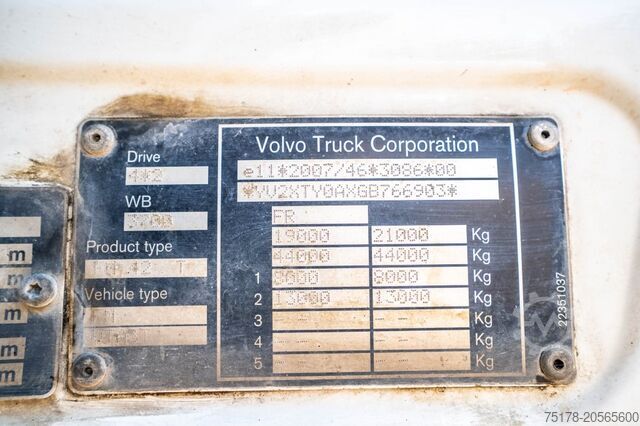 Estándar-SZM VOLVO FMX 460 GLOB + HYDR