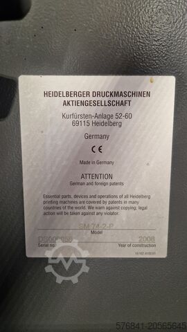 Offsetdruckmaschine Heidelberg SM 74-2-P