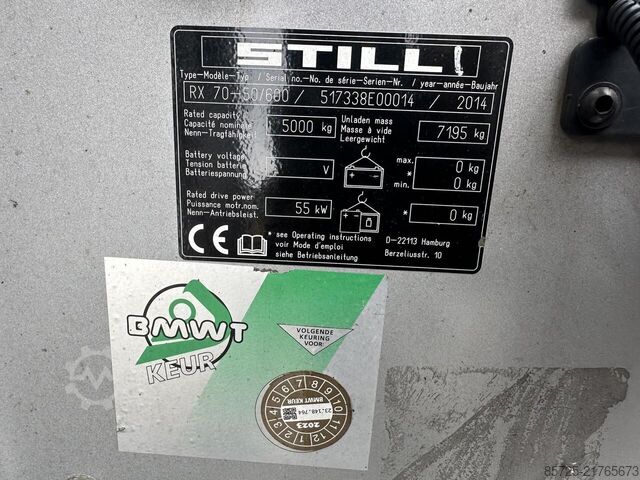 περονοφόρο ανυψωτικό Still RX 70-50