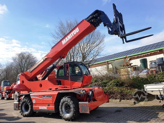 Manipulador telescópico giratorio Manitou MRT 2470+ Privilege AC Klima