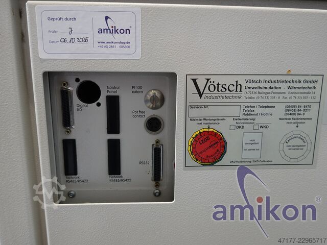 Vötsch VT 7004 Temperaturprüfschrank Klimaprüfschrank -70 bis +180 °C 230V Heraeus Vötsch Vötsch VT 7004
