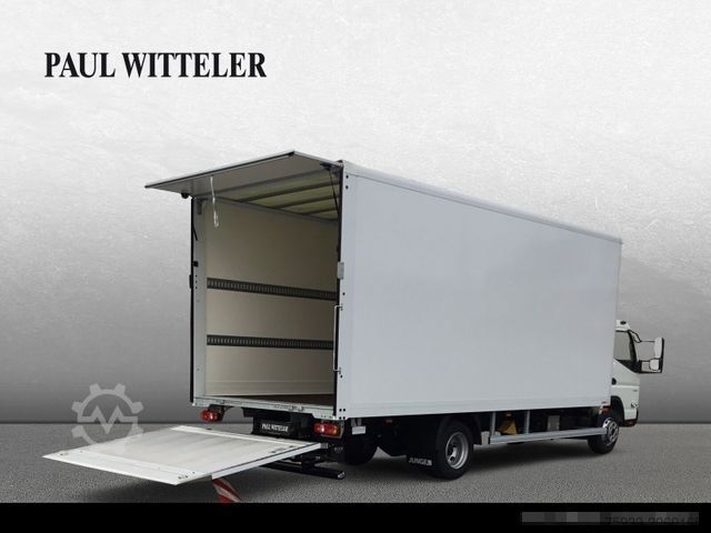 Vrachtwagen met bakwagen FUSO Canter 7C18 Junge-Koffer mit LBW +Klimaautomatk