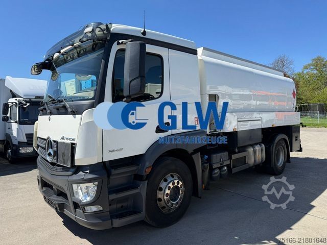 Cisternové vozidlo MERCEDES-BENZ ACTROS 1846 L TANKWAGEN 14.000 LTR*OBEN- u.UNTEN