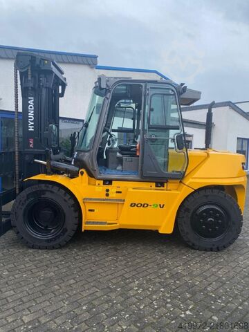 Wózek widłowy z silnikiem wysokoprężnym Hyundai 80 D - 9 V TS 500