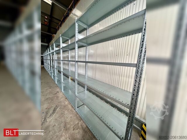 Bedugható polcok ca 100 lfm Gebrauchtes SSI Schäfer R3000 Fachbodenregal Werkstattregale Handlager