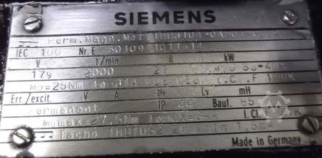 Motor s permanentním magnetem Siemens 1HU3104-0AH01-0ZZ9