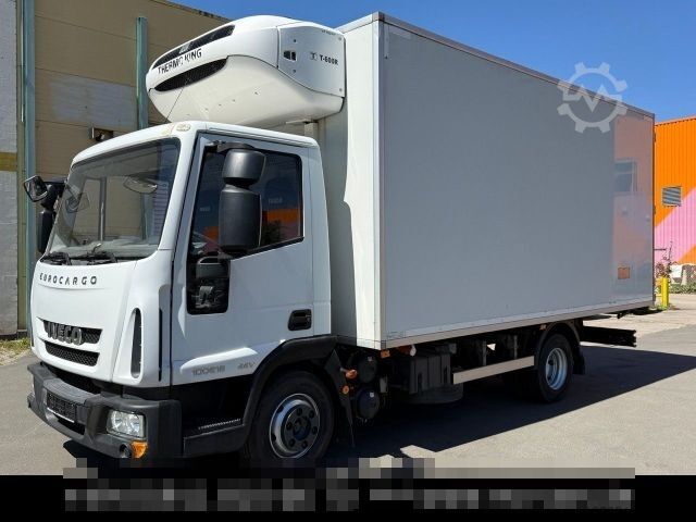 Chłodnia (samochód ciężarowy) IVECO Eurocargo 100E18 TK T-600R Fleisch Rohrbahnen