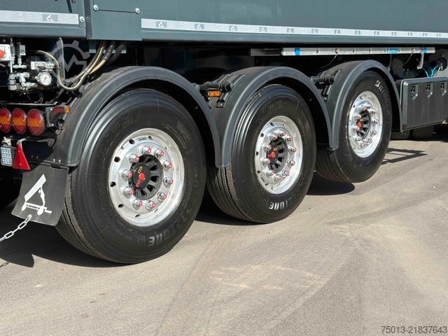 Semi-reboque tanque LANGENDORF Combi-Liner Kipper 48 cbm+ Gülle 27 cbm, MIETEN?