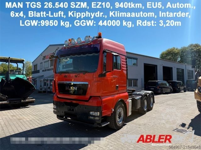 Standard SZM MAN TGS 26.540 SZM 6x4 Kipphydraulik Intarder