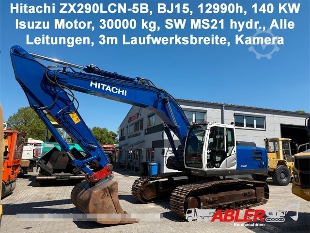 Chain excavator HITACHI ZX290LCN-5B 140 kW SW Kamera alle Leitungen