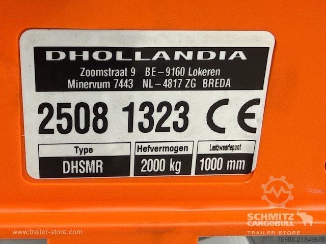Kutu dorse Schmitz Cargobull Trockenfrachtkoffer Standard Ladebordwand