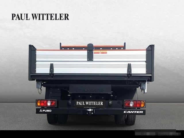 Kiepwagen bestelauto MITSUBISHI Canter 3C15 Dreiseitenkipper AHK 3,5t/Klima/grau