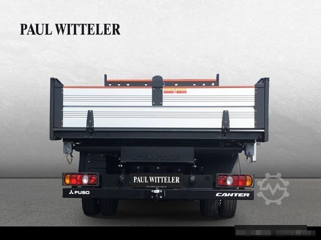 Kiepwagen bestelauto MITSUBISHI Canter 3C15 Dreiseitenkipper AHK 3,5t/Klima/grau