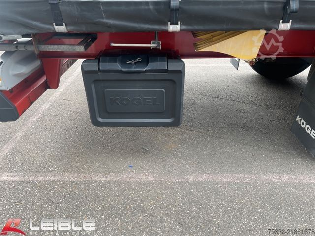 Otevřený návěs s plachtou KÖGEL SN 24*Tautliner*Zertifikat XL*SAF-Achsen*