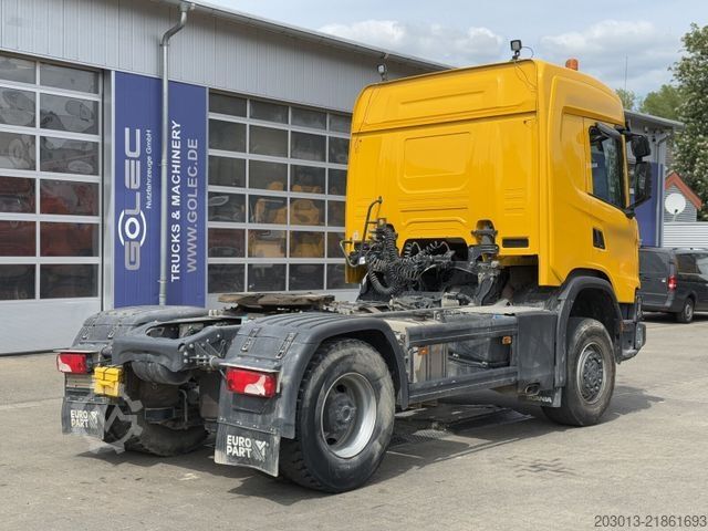 Standart çekici ünitesi SCANIA G450 XT 4x4 Euro 6 SZM Kipphydraulik Blatt / Luf