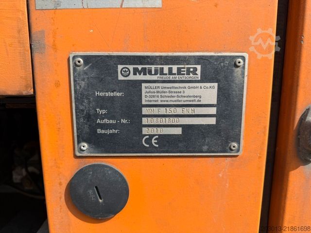 Autocisterna a vuoto MAN TGS 33.440 6x4 BB/BBS Kanalreiniger Kombi MÜLLER