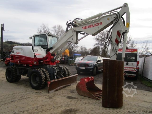 τροχοφόρος εκσκαφέας Takeuchi TB 295W - POWERTILT + Schnellw + 3 Löffel