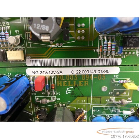 Component  Heller uni-Pro CNC 90 Hauptbediengerät SN: 19298 24.002410