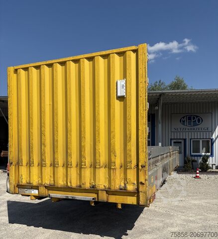 Wissellaadbak open Krone Baustoff Wechselbrücke 7,45m Türen