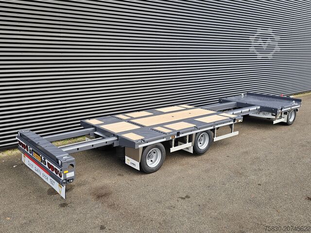 Remorque à plateau tournant Jumbo TVL300LCU - UITSCHUIFBAAR / LIFTAS / TWIST-LOCKS