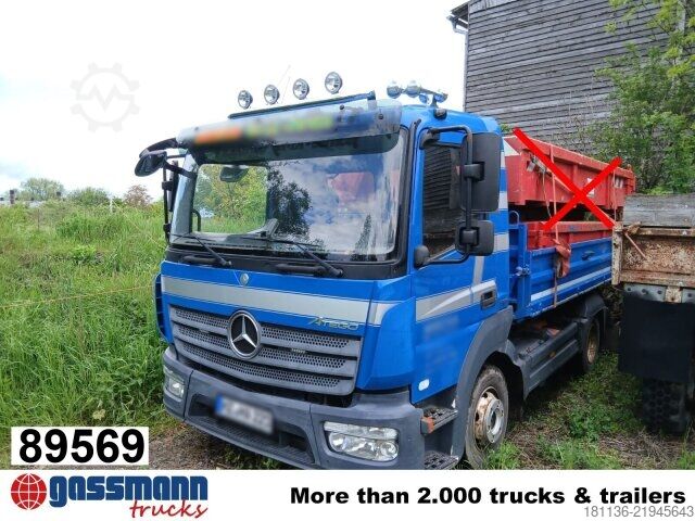 Tipvogn varebil Mercedes-Benz Atego 823 K 4x2, 2x AHK