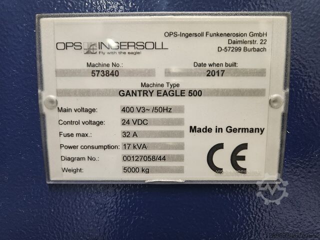 Jig INGERSOLL OPS Ingersoll Gantry Eagle 500