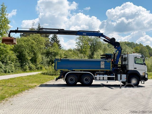 Gru montata su autocarro VOLVO FMX 410 Kipper 4,90m *PM 18.5 TP/FUNK *6x4