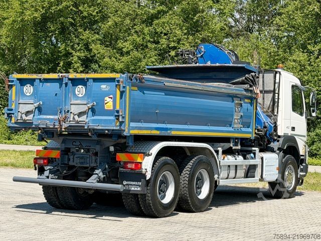 Gru montata su autocarro VOLVO FMX 410 Kipper 4,90m *PM 18.5 TP/FUNK *6x4