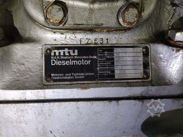 Dízel generátor MTU EZ531, Type MB16v652