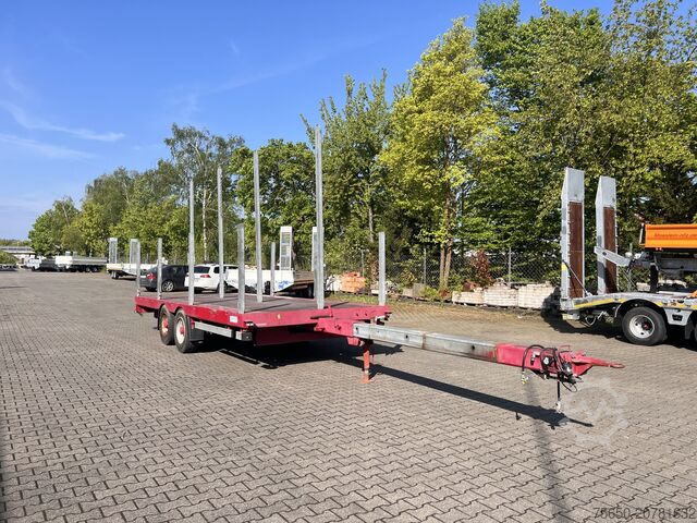Rimorchio aperto Auwaerter X-LTL110 Tandempritsche, ausziehbar