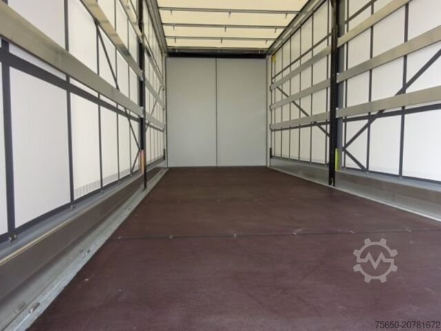 Rimorchio aperto con telone Möslein TPW 105 D Schwebheim Tandem- Planenanhänger Durchladen