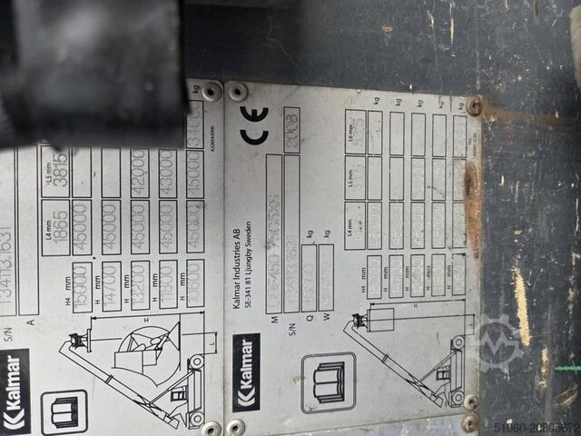 Zakladač plných kontejnerů Kalmar DRF450-75C5XS