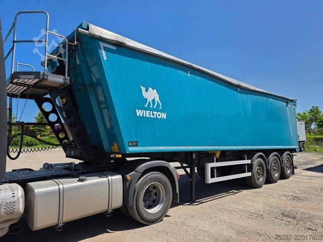 Tiptrailer WIELTON 50 cbm Getreidemulde, Pendelklappe,Kornschieber