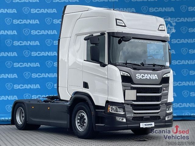 Farligt gods lastbil Scania R 460 A4x2NB RETARDER P-AIRCO SUPER PTO FULL AIR