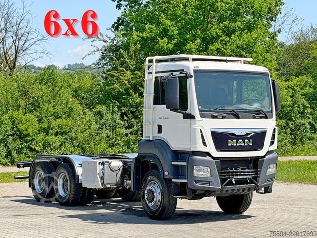 Lastbilchassi MAN TGX 33.480 Fahrgestell 6,70 m * 6x6  *TOP!