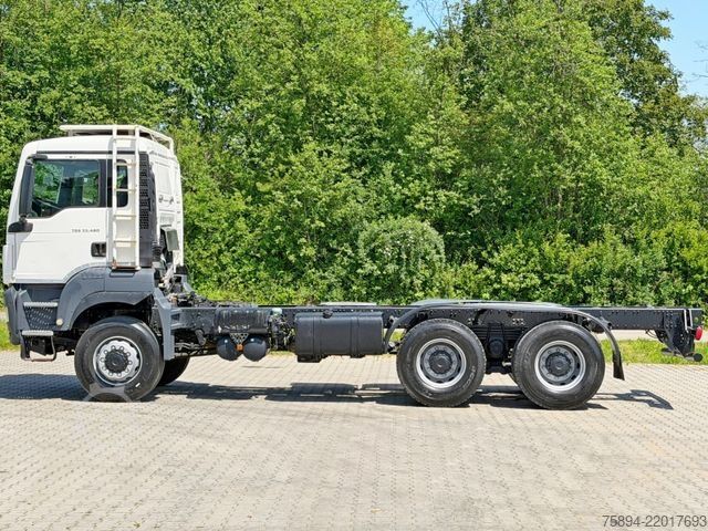 Lastbilchassi MAN TGX 33.480 Fahrgestell 6,70 m * 6x6  *TOP!