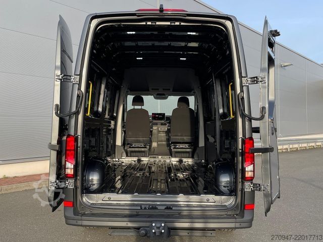 Hög tak skåpbil MAN TGE 3.200 L3H3 Kasten 4x4 CAMPER DREHSITZE AHK
