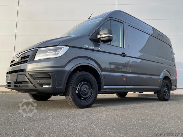 Hög tak skåpbil MAN TGE 3.200 L3H3 Kasten 4x4 CAMPER DREHSITZE AHK