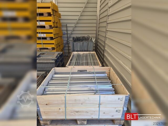 Ağır hizmet tipi raf palet rafları 14 lfm STOW Palettenregale, H: 520cm Fachlast: 2250 kg, PNB0472, Regale