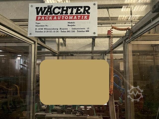Balicí stroj Wächter Traypacker Cartojet Modell CIII Cartojet