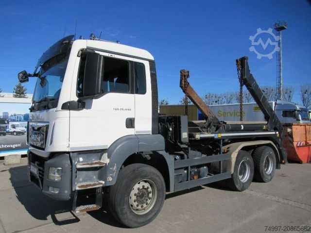 Truck chassis MAN 26.440 / 6 x 4 / Meiller